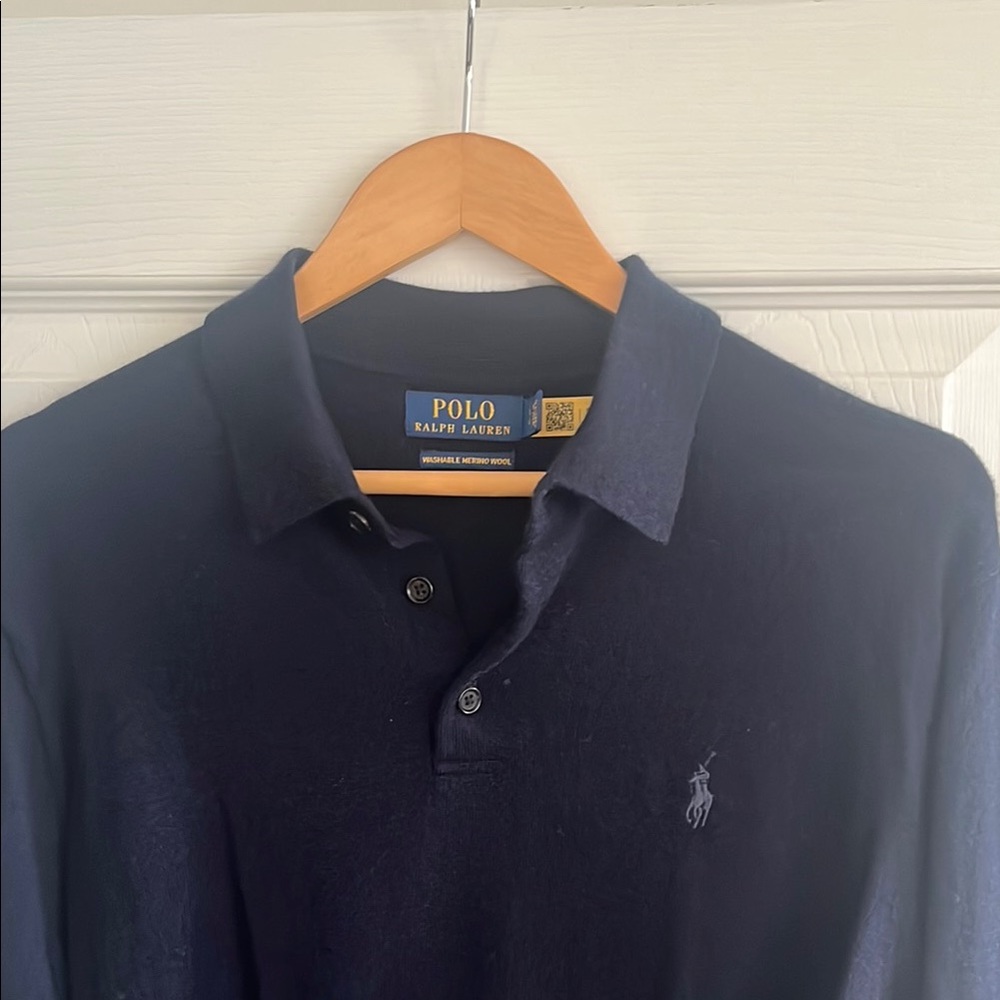 Polo by Ralph Lauren Blue Long Sleeve Sweater - Picture 4 of 4